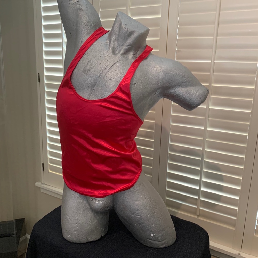 Red Satin Finish Tank -935